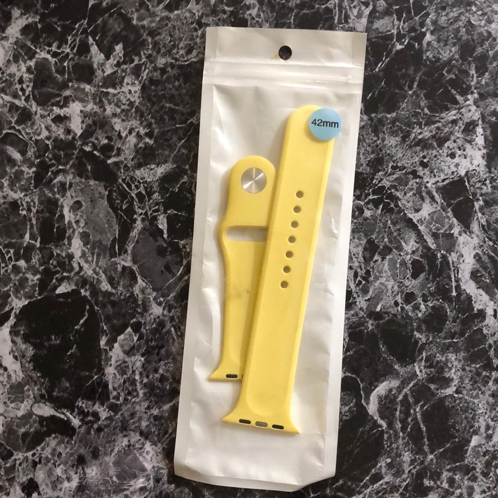 NWT Apple Watch band yellow